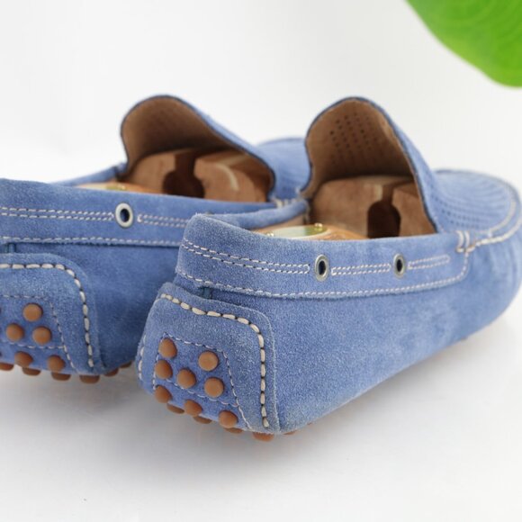 The Rail Mens Morgan Loafers Size 43 9 Blue Suede Moccasin Driving Slip On Shoes main image 4